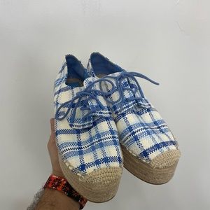 Tory Burch Florence Platform Espadrille size 9